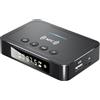 HWIREUIGT Ricevitore Trasmettitore Bluetooth 6.0 NFC FM Stereo Jack da 3,5 mm Adattatore Audio Wireless per TV, Altoparlante per Auto