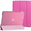 Generic Custodia per iPad Air di terza generazione (2019) Air3 e iPad Pro 10,5 (2017) Pro 10,5-sottile e leggera, cover con supporto con protezione posteriore satinata traslucida per iPad 10,5 (accensione e