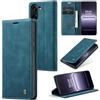 WJXEXRS Cover per cellulare OnePlus Nord CE5, Custodia in Pelle OnePlus Nord CE5 Supporto Slot, Portafoglio Antiurto Pieghevole Kickstand Magnetica Porta Carte Flip telefono Case - Blu-verde