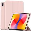 MGUEIAO Cover Compatibile con Huawei MatePad 11.5 2025, Custodia in Pelle PU Ultrasottile con Supporto Trifold, Retro in TPU Morbido, Antiurto - Pink