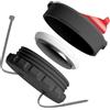 Mars Outpost | BASE Custodia adesiva & fascetta | Compatibile con AirTag Gen. 1 & 2 | Supporto adesivo resistente all'acqua, urti e vibrazioni | Made in EU
