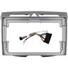 HBHYU Mascherina Per Autoradio Mascherina 2 DIN Per Cruscotto Da 9 Pollici Per Kia Per MORNING Per PICANTO 2008-2011(Frame and cables)