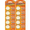 Eastcell, 10 batterie CR2354 senza scanalatura, 3 V, batteria a bottone agli ioni di litio, 2 blister da 5 batterie usa e getta