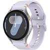 MYAPULUA per Samsung Galaxy Watch 7/6/5/4/FE 40mm 44mm,Galaxy Watch 6 Classic 47mm 43mm/Watch 4 Classic 46mm 42mm/Watch 5 Pro 45mm,cinturino sportivo in silicone Senza Spazio Cinturini di ricambio Donna Uomo