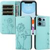 XINNI Cover per Xiaomi Redmi Note 13 PRO 5G/Poco X6 5G Case | Tarassaco Farfalla Goffrato PU Pelle Portafoglio Copertura