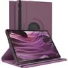 EAZY CASE - Custodia per Galaxy Tab S10 FE tablet Cover protettiva Smart Cover Supporto rotante Astuccio pieghevole 360° girevole con funzione stand Similpelle Viola