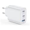 BHHB 40W Caricatore USB C,3-Porto Multiplo Rapido Caricabatterie Alimentatore Spina Adattatore Tipo C Multipla Ricarica Presa Carica for iPhone 17 16 15 14 13 12 11 Pro MAX, iPad, Samsung, Tablet