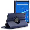 ebestStar - Cover per Lenovo Tab M10 HD 10.1 (Gen 2, TB-X306F), Custodia Protezione Rotazione 360, Pelle PU, Blu scuro