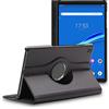 ebestStar - Cover per Lenovo Tab M10 HD 10.1 (Gen 2, TB-X306F), Custodia Protezione Rotazione 360, Pelle PU, Nero