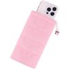 MOPZIJA Custodia Termica Per Cellulare Cover Raffredda Telefono Borsa Termica Universale Compatibile iPhone 14 13 12 Plus X Samsung Galaxy Rosa