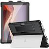 ProCase Custodia per Surface Pro 7 Plus, Pro 7, Pro 6, Pro 5, Pro 4, Pro LTE, Rugged Custodia Antiurto con Portapenna, Compatibile con Cavalletto di Surface e Type Cover Tastiera -Nero