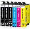 SINOPRINT Compatibili con 405XL Cartucce d'inchiostro per WF-7830 WF-4830 | Compatibili con Epson Workforce WF-7835 WF7830 WF-4820 WF-3820 WF-4830 WF-7835 WF-3820DWF WF-7830DTWF WF-7310