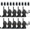 pofung Walkie Talkie Professionali PMR446 Radioline Walkie Talkie Ricetrasmittenti | pofung PT88E Walkie-Talkie, Senza Licenza PMR 446 Radio, Wolki Toki Ricaricabili Lunga Portata, con caricatore EU, 10 pezzi
