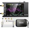 AURSINC NanoVNA-H4 Analizzatore di Antenna, Touch Screen da 4 Pollici Analizzatore di Rete Vettoriale, 2025 HW V4.3 10KHz-1.5GHz HF VHF UHF, Misurazione dei Parametri S, SWR, Fase Delay (H4 with Case)
