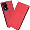 XINNI Cover per TCL 505 Custodia | retrò Flip Magnetica Pelle PU/TPU Portafoglio