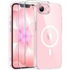 Qasyfanc Cover Magnetica Custodia per iPhone 16e/17e,Transparente | 2 Pellicola Vetro Temperato,Compatibile con MagSafe, Protezione Militare Antiurto,Difesa Totale Schermo