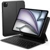 Qulose Tastiera iPad per iPad Air 11 inch M3 2025/M2 2024, 5/4 10.9(2022/2020), Custodia con Tastiera per iPad Pro 11(4a/3a/2a/1a), Magnetica Ultrasottile Bluetooth, Ricarica via Type C, Nero
