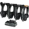 HollyView Hollyland Solidcom SE 2.4G Wireless Intercom Headset System Full Duplex 4 utenti ENC Cancellation 350m Team Comunicazione con PTT Mute Single Ear Headset per TV Film Production Drone (SE-4S)