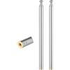 CHUNCHEN 2 Pezzi M2.6 Filetto Femminile Antenna Radio FM AM Telescopica 7 Sezioni 55CM/21.65Pollici Antenna Telescopica Portatile di Ricambio per TV Ricevitore Radio AM FM Auto di Gioco