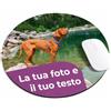 Cimpress Tappetino Mouse Personalizzato con Foto o Nome, 24 × 20 cm | Mousepad Antiscivolo Personalizzabile con Immagine o Testo, Idea Regalo per Uomo, Donna, Bambini, Ufficio o Gamer