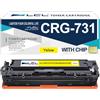 LCL 731 Giallo Alta capacità Cartucce di Toner Compatibile per Canon 731 | 731Y Sostituzione per Canon I-SENSYS LBP7100 LBP7100Cn LBP7110 LBP7110Cw MF623Cn MF628Cw MF8230Cn MF8280Cw(1-Pack)