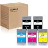 Aomya Confezione da 5 cartucce d'inchiostro di ricambio PFI-030 per PFI030 PFI-030MBK PFI-030BK PFI-030C PFI-030M PFI-030Y 55 ml serbatoio d'inchiostro compatibile per stampanti Canon imagePROGRAF TA-20