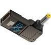 NGFF Adattatore Type-C con ingresso USB femmina e uscita DC 4.0x1.7mm maschio con display LED intelligente, alimentazione 20V 5A PD, ricarica 100W 65W, compatibile con laptop.