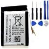 XITAIAN 3,8V 1,14Wh 300mAh EB-BR730ABE Batteria di Ricambio per Samsung Gear S2 3G R730A R730V R600 R730S R735V SM-R735 con kit di attrezzi di riparazione