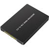 LeHang Nuova Versione M.2 (NGFF) NVMe SSD a U.2 (SFF-8639) 2.5 SSD Adattatore, Converti M.2 NVMe SSD a U.2 Non per SATA, Nero