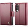 Rerzoiro Cover per Samsung Galaxy Z Fold 8 Custodia Portafoglio [Blocco RFID] Premium Pelle PU Wallet Case Flip Libro con Porta Carte Slot Supporto Flip Case per Samsung Galaxy Z Fold 8, Rosso