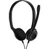 EPOS PC8 USB Cuffie Stereo per PC Mac Auricolari Cablati On Ear con Microfono Noise-Cancelling, Connessione USB, Controllo Volume e Muto In-Line, Leggeri, Ottimi per Business, Chiamate