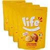 Life Castagne Cotte e Pelate - Intero, 150 g (Confezione da 4)