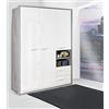 Composad Armadio MIPIACE CM 152,6X63,4 H. 217 Cemento E Bianco Lucido