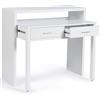 IDMarket - Scrivania allungabile MAX in legno bianco