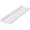 HCBUTAE Mensole Da Parete In Legno Massello Da 30/60/90/120 cm, Mensole Bianche, Mensola Portaoggetti per Soggiorno, Espositore Decorativo per Libreria In Pino per Camera Da Letto, Carico Massimo 30 kg