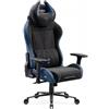 DIABLO Sedia Gaming Ergonomica in Tessuto Poltrona Gaming Reclinabile Sedia Gamer per PC Ufficio Studio con Braccioli 3D Supporto Lombare Poggiatesta Professionale 140 kg Night Blue