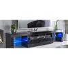 MMT Furniture Designs Ltd MMT Furniture Designs - Mobile per TV, in legno di ingegneria, 200 x 40 x 45 cm, colore: nero