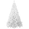 HENGMEI 150cm Albero di Natale Artificiale PVC Decorazione di Natale incl. Supporto in Metallo, Bianco