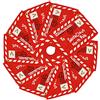 Feelava Busta Natalizia Lettera a Babbo Natale Confezione da 10 in Feltro Rosso Sacchetto Regalo di Caramelle di Natale Porta Carte Regalo Porta Carte Regalo Albero di Natale Decor