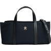 Tommy Hilfiger TH SOFT NYLON CROSSOVERAW0AW18993 Crossover Donna Nero (Nero), Taglia unica