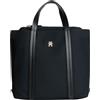 Tommy Hilfiger TH Soft NYLON TOTE/BACKPACKAW0AW19029 Zaino da donna, nero (nero), taglia unica
