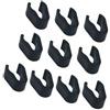 MURYE Set di 10 supporti per cavo microfono, clip per cavo audio, per organizzare tubi rotondi da 15 mm, 20 mm, 25 mm, set di clip di estensione per microfono