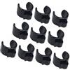 MURYE Set di 10 supporti per cavo microfono, clip per cavo audio, per organizzare tubi rotondi da 15 mm, 20 mm, 25 mm, set di clip di estensione per microfono
