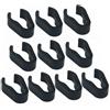 MURYE Set di 10 supporti per cavo microfono, clip per cavo audio, per organizzare tubi rotondi da 15 mm, 20 mm, 25 mm, set di clip di estensione per microfono