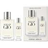 Giorgio Armani Acqua di Giò Pour Homme set uomo Eau de Toilette ricaricabile 100 ml + Eau de Toilett