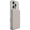 Belkin BoostCharge Power Bank Magnetico 5000mAh, Anello Magnetico - Beige | Caricatore Portatile 5000mAh Wireless, Anello Magnetico per Aggancio, 1 USB-C, Pre-Caricato, Cavo Incluso, Sicuro in Aereo