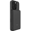 Belkin BoostCharge Power Bank Magnetico 5000mAh, Anello Magnetico - Nero | Caricatore Portatile 5000mAh Wireless, Anello Magnetico per Aggancio, 1 USB-C, Pre-Caricato, Cavo Incluso, Sicuro in Aereo