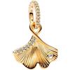 LaMenars Animal Flower Leaf Pendant 925 Sterling Silver Bracciale Donna Collana San Valentino Pendente Festa della Mamma Regalo per Ragazze