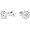 Swarovski Gemelli Una Angelic, Taglio Round, Bianchi, Placcato rodio