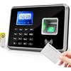 Bisofice A2 Rilevatore Presenze Dipendenti, Timbratrice Presenze con Scansione impronte digitali, RFID, Password, Timbracartellini Prompt Vocale, Display da 2,4, Argento